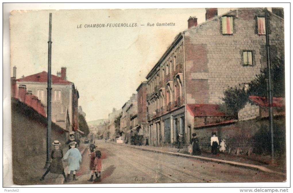 42. Le Chambon Feugeroles. Rue Gambetta - Le Chambon Feugerolles