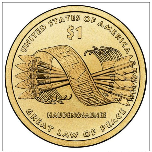 1 $ Dollaro Nativi Dollar Sacagawea 2010 DENVER Serie Native Dollar USA - 2000-…: Sacagawea