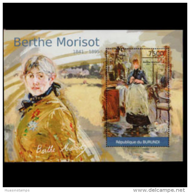 BURUNDI 2012 - Scott# 1051 S/S Morisot Painting MNH - Unused Stamps