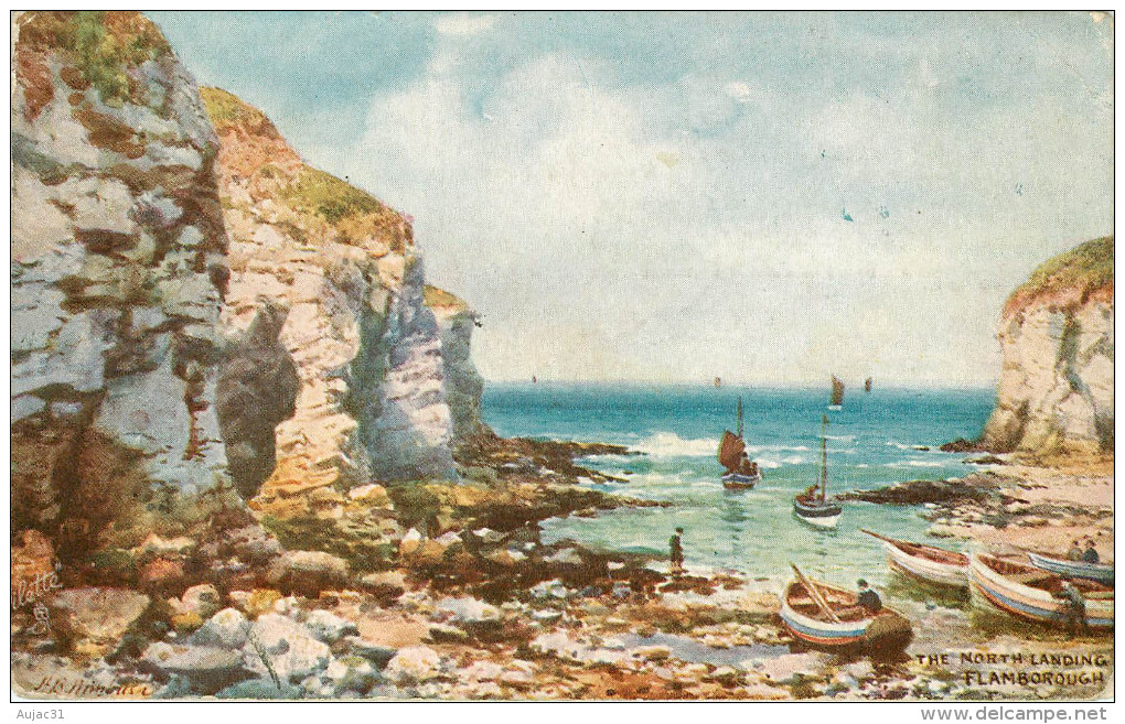 Royaume-Uni - Illustrateurs -Illustrateur - Angleterre - Yorkshire - The North Landing - Flamborough - Raphael Tuck 7772 - Altri & Non Classificati