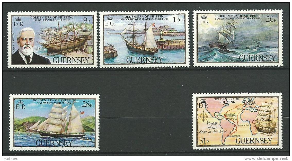 GUERNESEY: **, N°276 à 280, TB - Guernsey