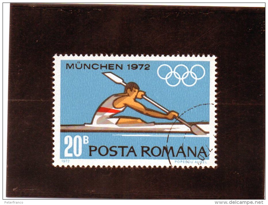 B - 1972 Romania - Olimpiadi Di Monaco - Canottaggio