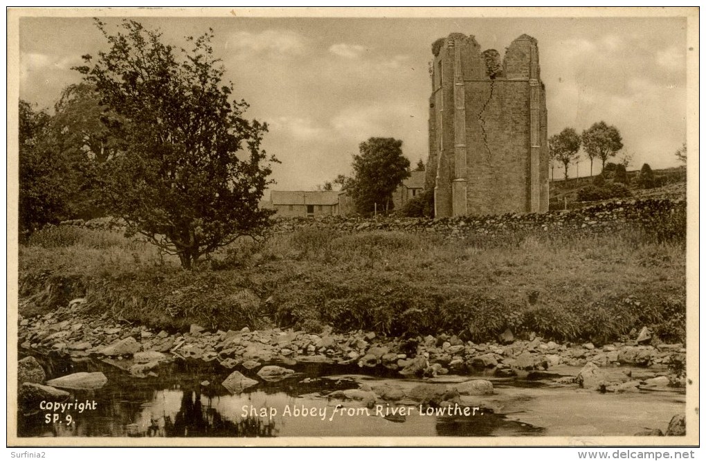 CUMBRIA - SHAP ABBEY FROM RIVER LOWTHER Cu983 - Other & Unclassified