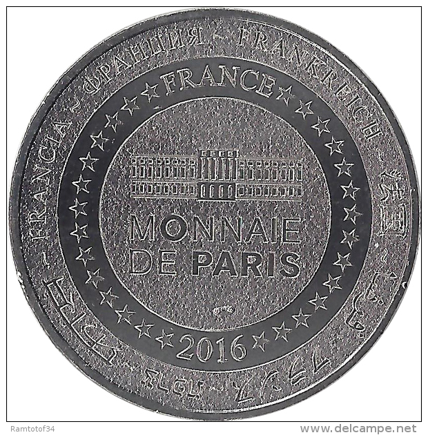 2016 MDP268 - AMBERT - La Mairie Ronde (Couleur Argent) / MONNAIE DE PARIS - 2016