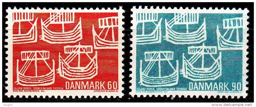 DÄNEMARK DANMARK [1968] MiNr 0475-76 ( **/mnh ) - Nuevos
