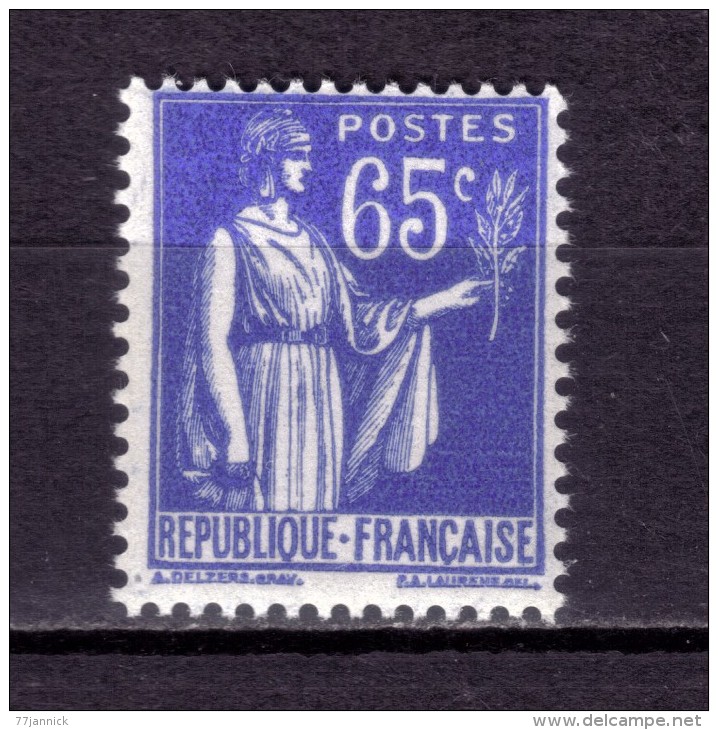 N* 365 NEUF** - 1932-39 Paix