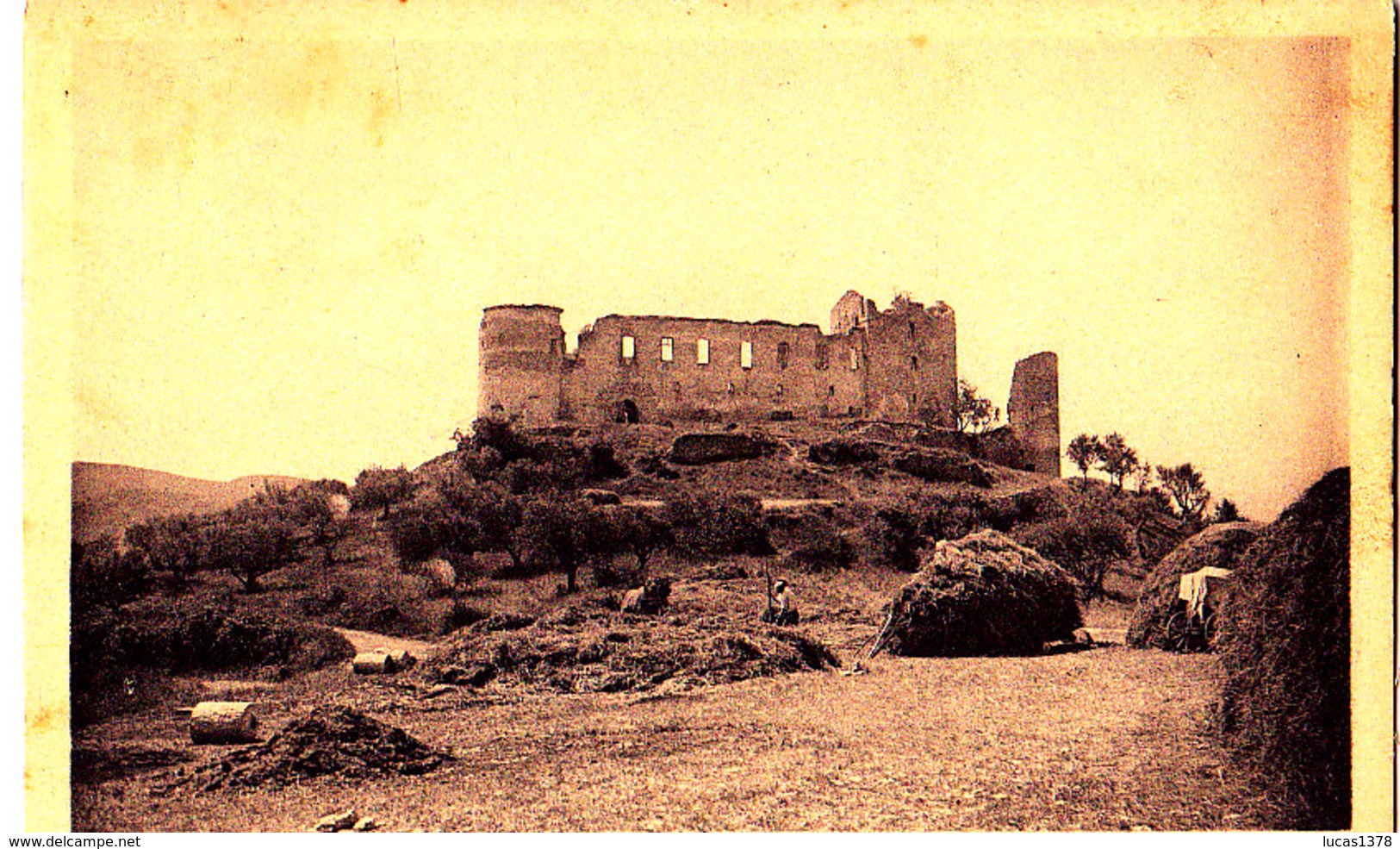 04 / GREOUX / RUINES DU CHATEAU/ CIRC 1932 - Gréoux-les-Bains