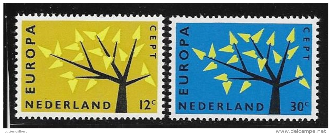 N° 758 ET 759  EUROPA   PAYS BAS     NEUF    1961 - Nuovi