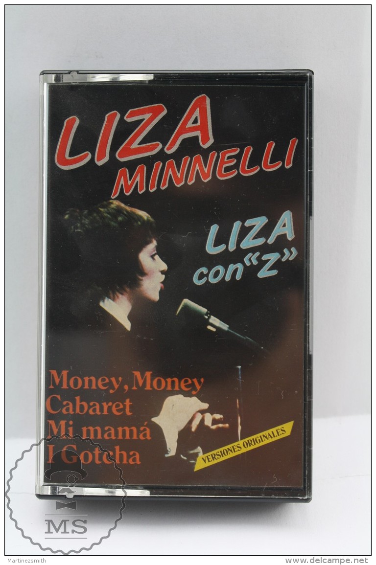 Vintage 1970´s Music Cassette - Liza Minnelli: Liza Con Z  - Spanish Edition Velero Records - Audio Tapes