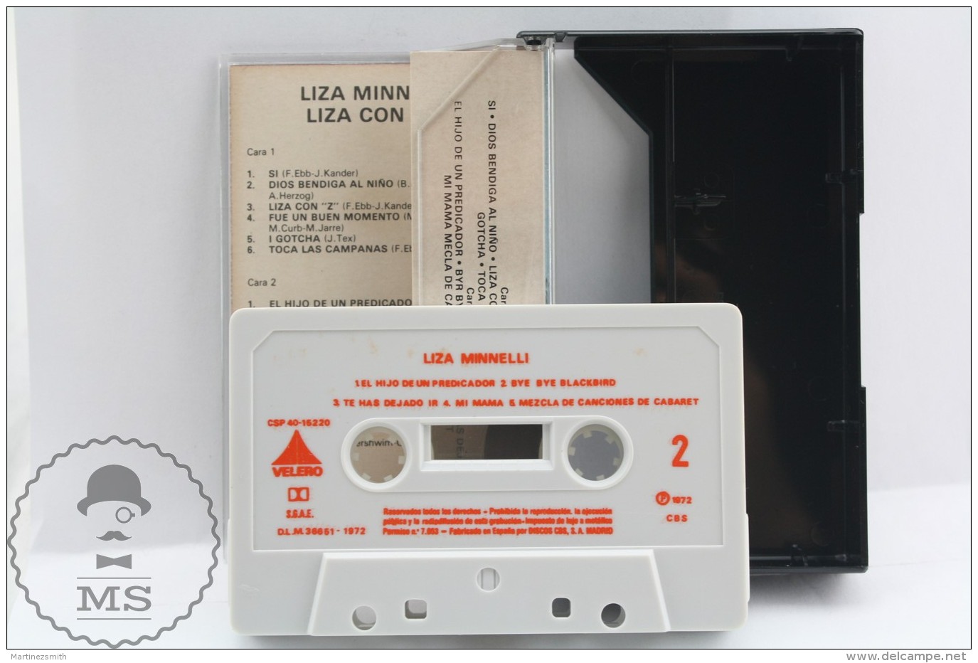 Vintage 1970´s Music Cassette - Liza Minnelli: Liza Con Z  - Spanish Edition Velero Records - Audio Tapes