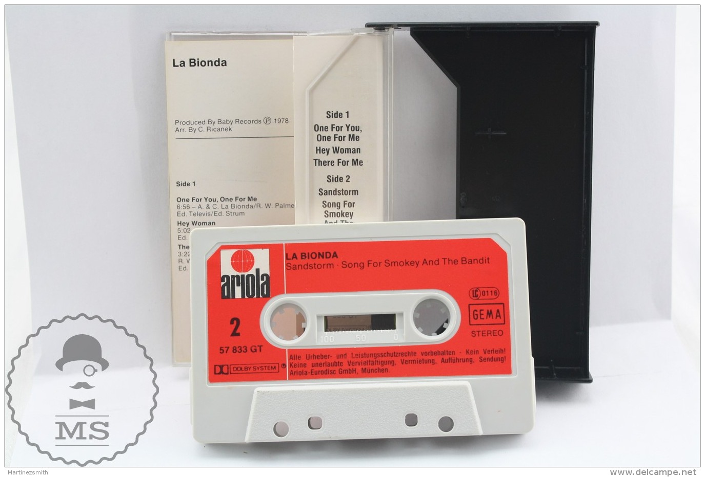 Vintage 1980´s Music Cassette - La Bionda - German Edition Ariola Records - Casetes
