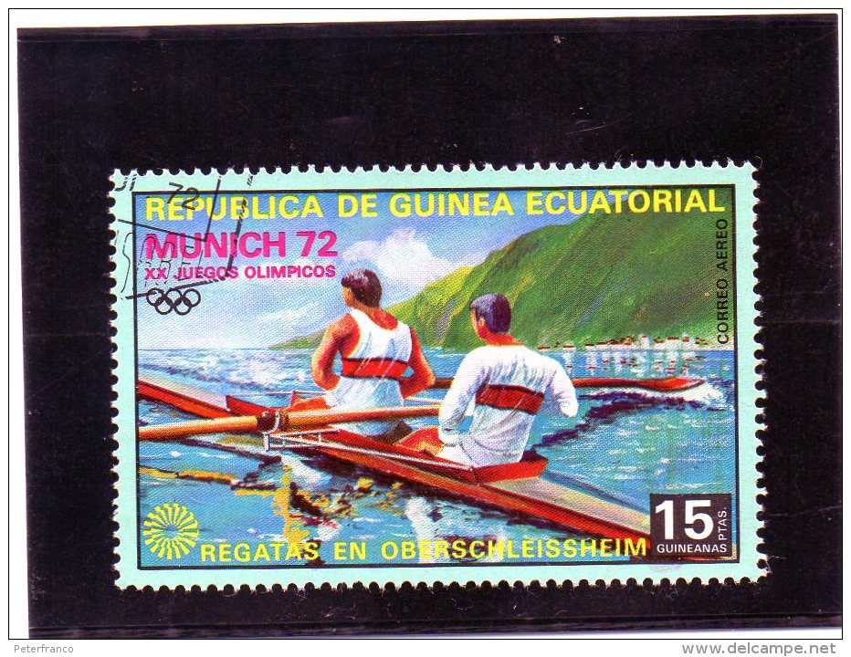 B - 1972 Guinea Equatoriale - Olimpiadi Di Monaco - Canottaggio