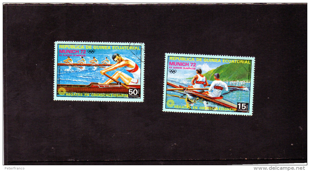 B - 1972 Guinea Equatoriale - Olimpiadi Di Monaco - Rowing