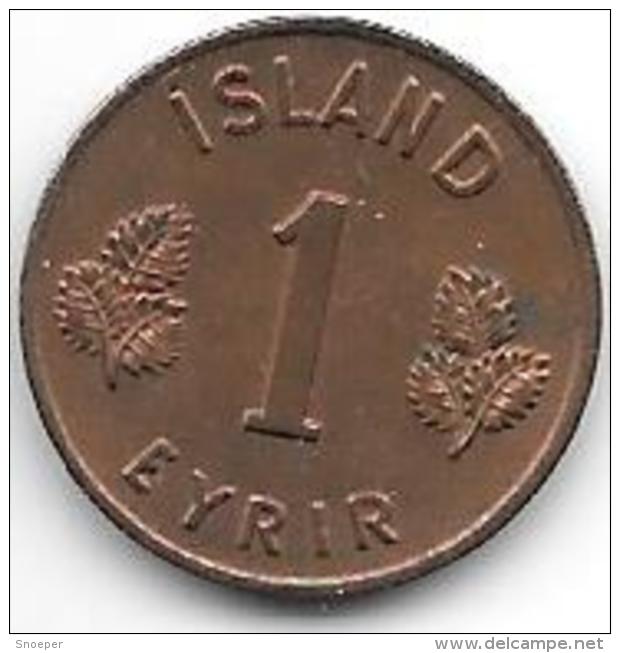 *iceland 1 Aurar 1946  Km 8  Unc !! - Islande