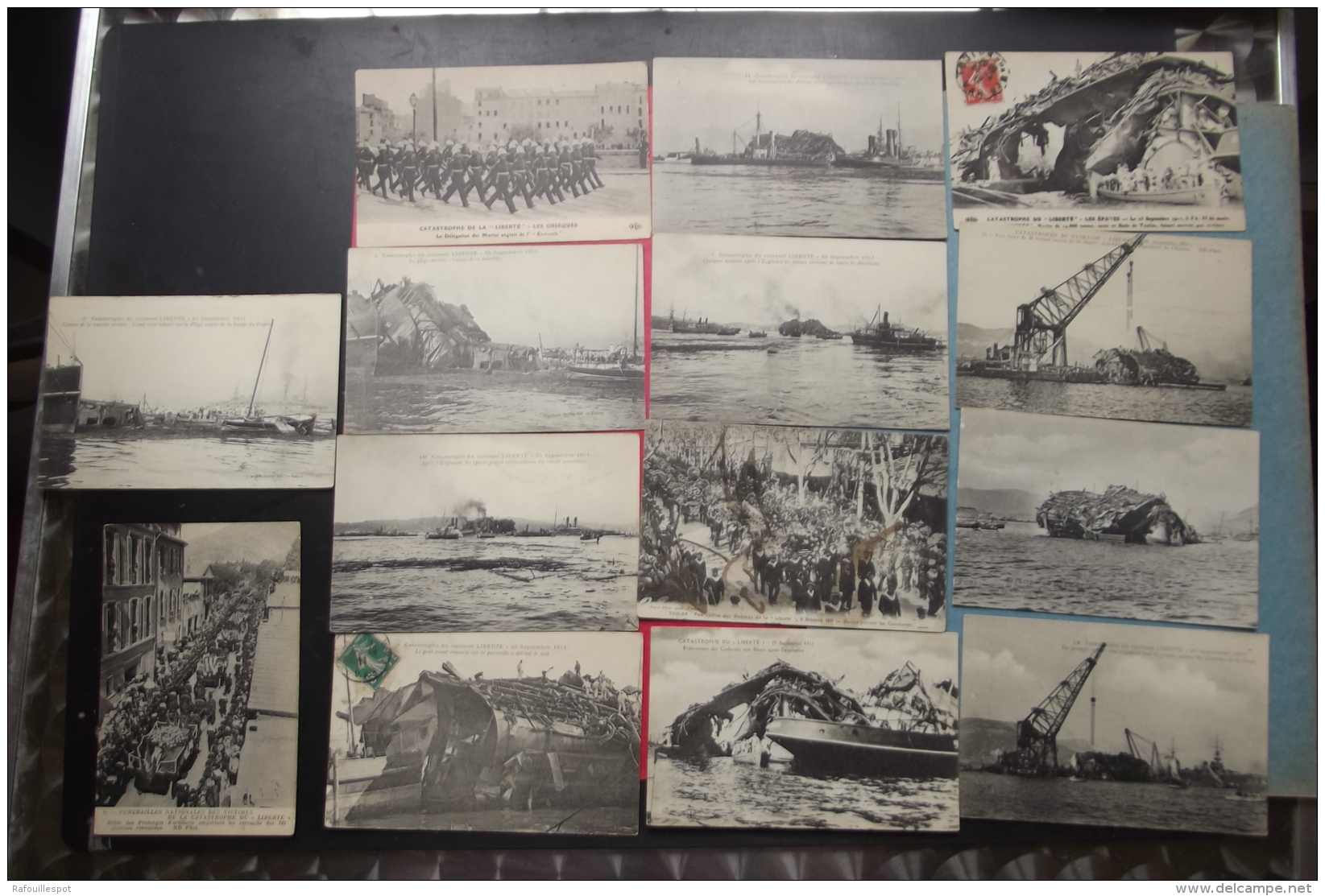 Cp  Catastrophe Du Liberté Lot 25 Cartes - Catastrophes