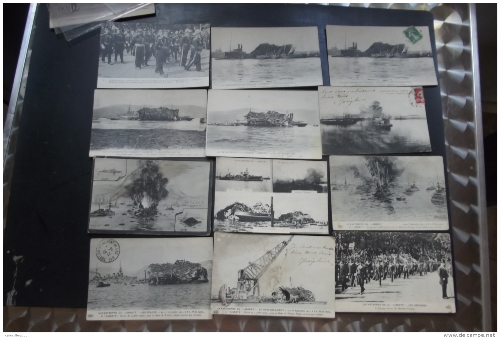 Cp  Catastrophe Du Liberté Lot 25 Cartes - Catastrophes