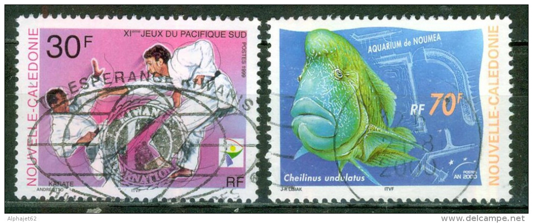 Karaté, Sport Olympique - N° 794 - NOUVELLE CALEDONIE - Aquarium De Nouméa - N° 815 - 1999 - Gebruikt