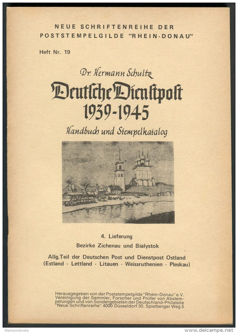 Germany WW2 Deutsche Dienstpost 1939 - 1945 Dr Hermann Schultz, Complete Set Of 8 D.D.P.Handbooks - Handbooks