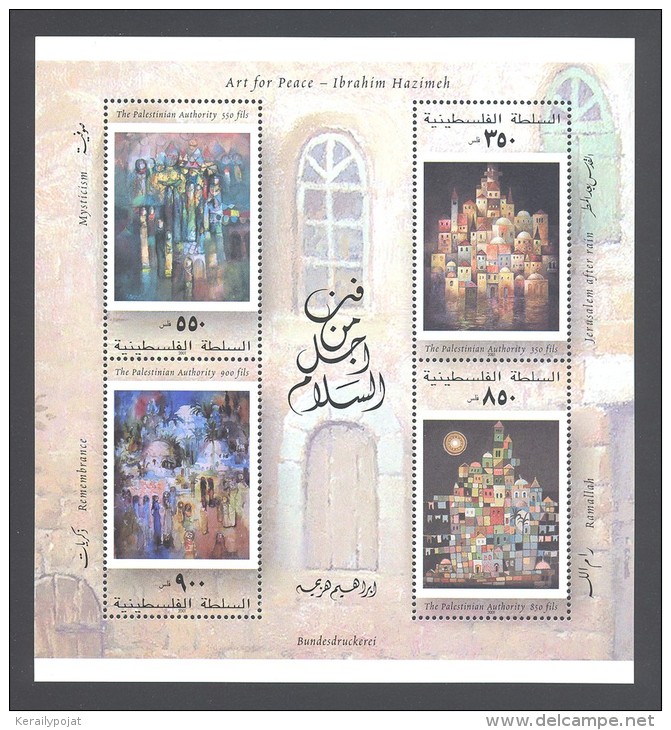 Palestine - 2001 Ibrahim Hazimeh Block MNH__(THB-4607) - Palestina