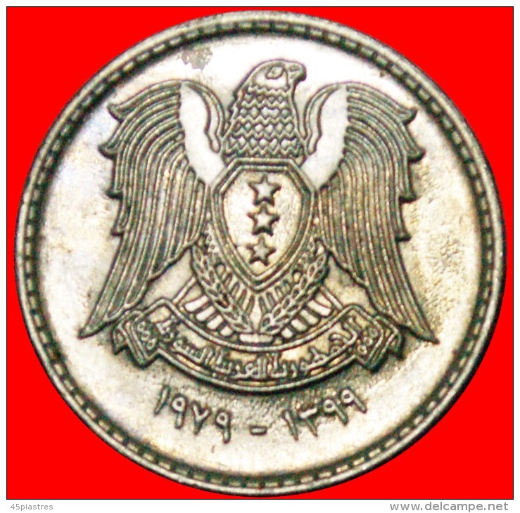 § EAGLE: SYRIA &#9733; 50 PIASTRES 1399-1979 MINT LUSTER! LOW START &#9733; NO RESERVE! - Syria