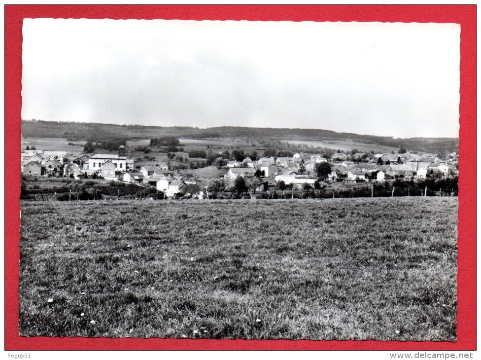 Arville (Saint-Hubert). Panorama Du Village Avec L'église Saint-Paul. Pub Hôtel Au Marcassin D'Arville - Saint-Hubert