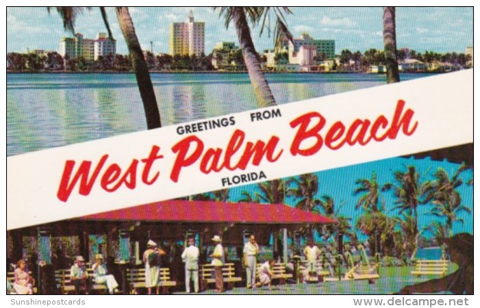 Florida Greetings From West Palm Beach - West Palm Beach