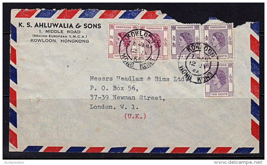 B0474 HONG KONG 1966, Cover To UK - Cartas & Documentos