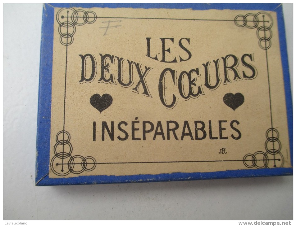 Jeu Ancien/"Les Deux Coeurs Inséparables"/Casse-tête/J F J  /Paris / Avec Solution/Vers 1880-1900    JE167 - Brain Teasers, Brain Games