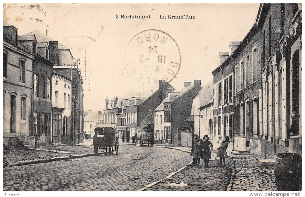 ¤¤  -   3   -   BERLAIMONT   -   La Grande'Rue     -  ¤¤ - Berlaimont