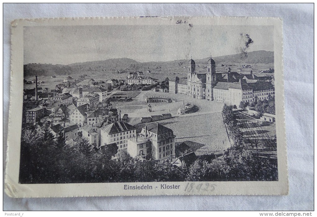 Switzerland Einsiedeln Kloster Old Postcard  A 110 - Einsiedeln