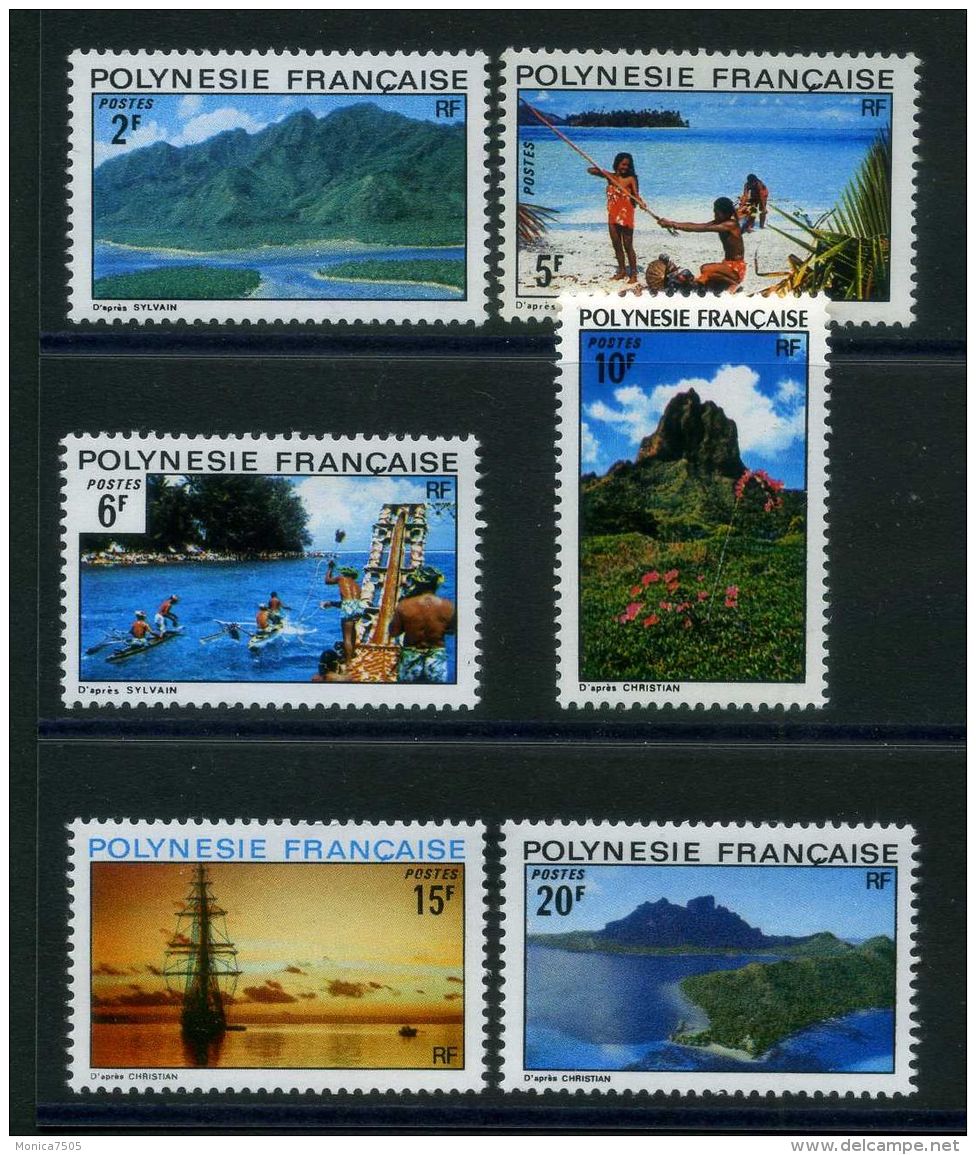 POLYNESIE  ( POSTE )  :  Y&amp;T N°  97/102  TIMBRES  NEUFS  SANS  TRACE  DE  CHARNIERE , A  VOIR . - Neufs