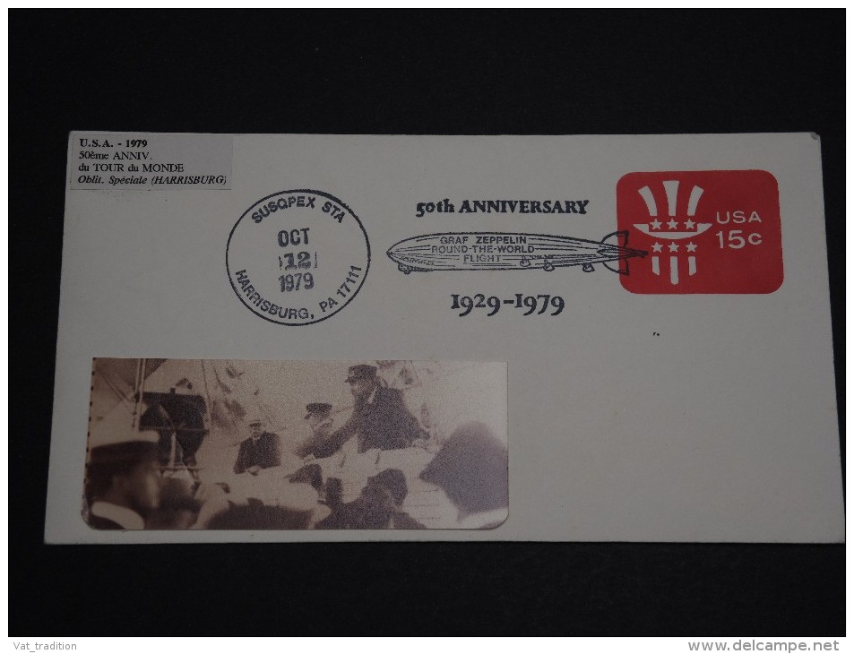 ETATS UNIS - ZEPPELINS - Entier Postal En 1979 Avec Cachet Souvenir De Zeppelin  - A Voir - L 676 - Zeppelins