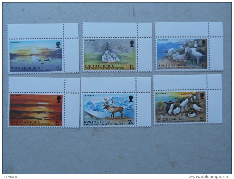 Y158 Falkland South Georgia - Dependencies 301 - 306 Mnh - Jahrtausendwende - Falkland