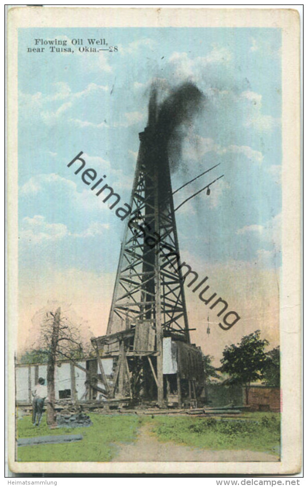 Tulsa Oklahoma - Flowing Oil Well - Erdöl - Oil - Tulsa