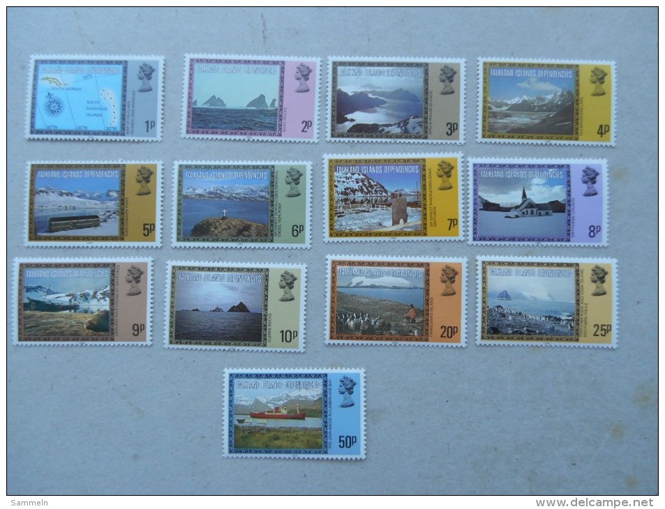 Y164 Falkland - Dependencies 78 - 90 II (MIT Jahreszahl) Mnh Landscapes - Falkland