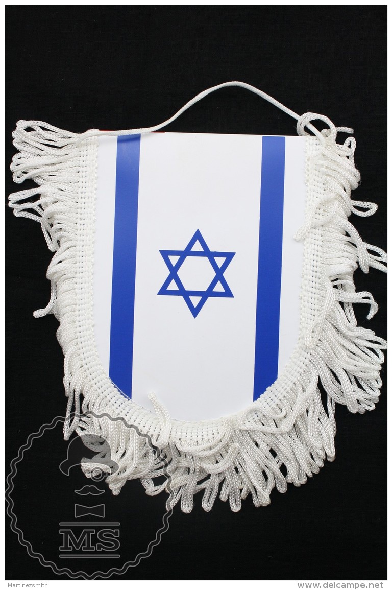 Sport Advertising  Cloth Pennant/ Flag/ Fanion Of Hapoel Jerusalem Basketball Club - Uniformes, Recordatorios & Misc