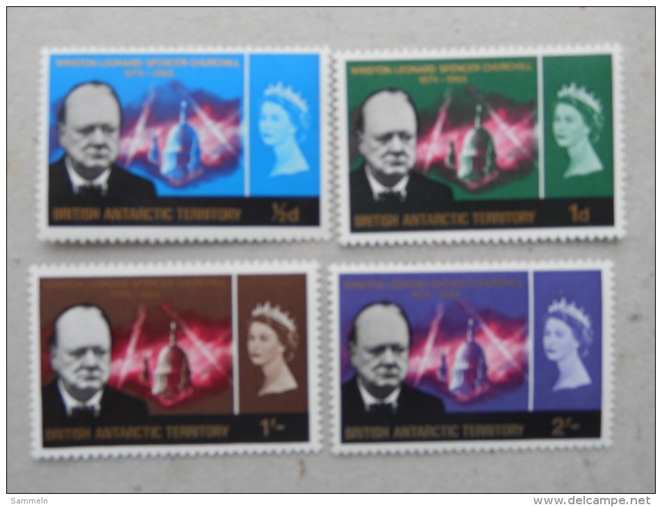 Y219 BAT Brit Antarctic Terr., Gebiete Antarktis 16 - 19 Mnh Churchill - Ungebraucht