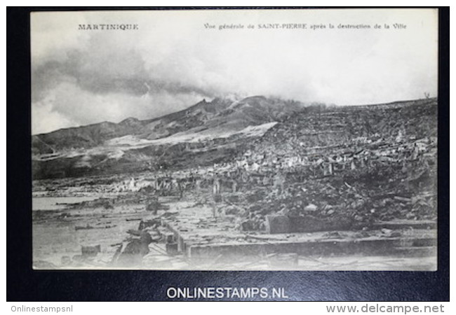 Martinique:  L'eruption De 8 Mai 1902 Du Volcan De Montagne Peleé 7 Carte - Andere & Zonder Classificatie