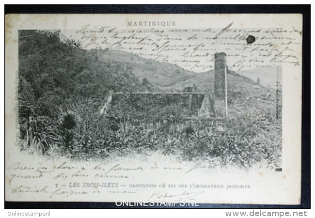 Martinique: Carte Postal Les Trois Ilets, Obl. - Brieven En Documenten