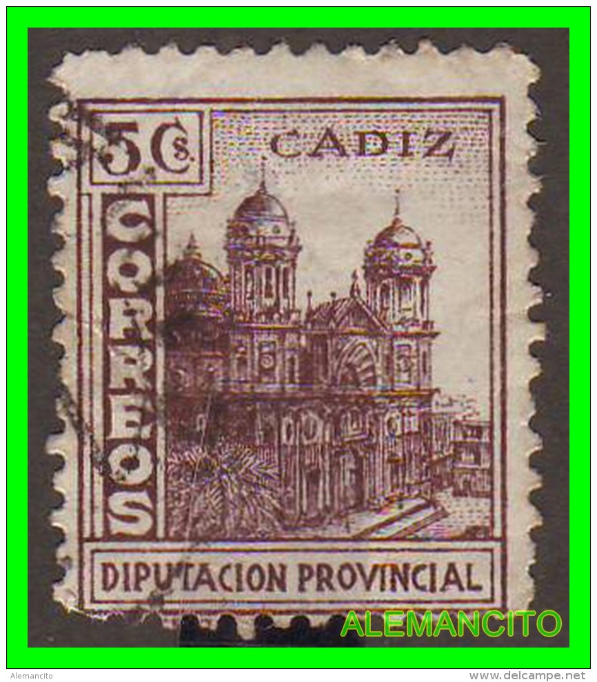 ESPAÑA  DIPUTACION  DE CADIZ     ( EUROPA )   SELLO  5 Ctms. - Postage-Revenue Stamps