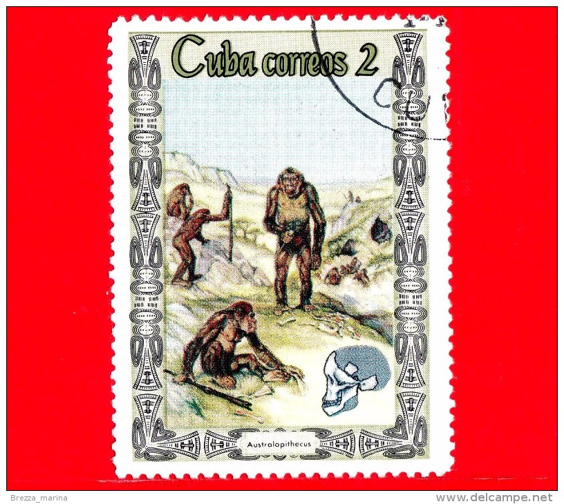 Nuovo - CUBA - 1967 - Preistoria - Evoluzione Dell'uomo - Australopithecus - 2 - Neufs