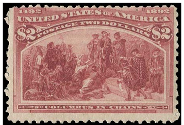USA (242) 1893 COLUMBIAN $2 BROWN RED - Other & Unclassified