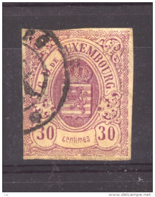 05601  -   Luxembourg  :   Mi  9  (o) - 1859-1880 Wappen & Heraldik