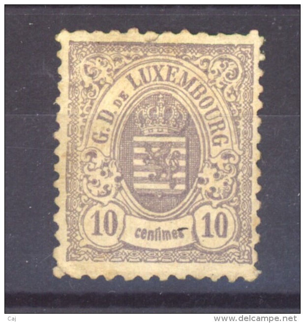 05605  -   Luxembourg  :   Mi  40 C  *  Dentelé 11 1/2 X 12 1/2 - 1859-1880 Coat Of Arms