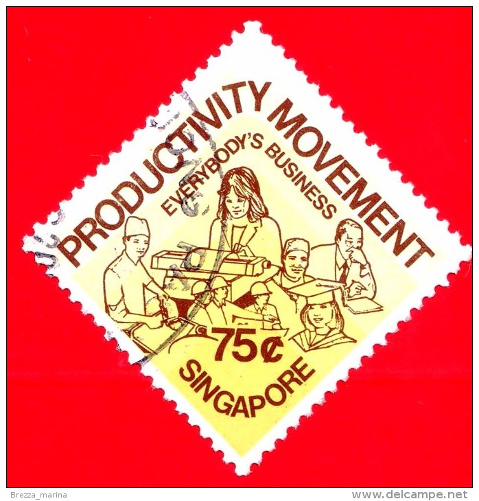 SINGAPORE - Usato - 1982 - Movimento Per La Produttività - Participation - 75 - Singapur (1959-...)