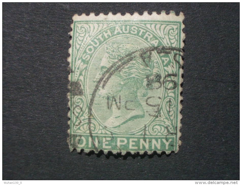 AUSTRALIE  Du  SUD  ( O )   De  1868 / 1874  "    Effigie De VICTORIA  -  Dentelé 10    "  N° 25 .    1  Val. - Gebraucht