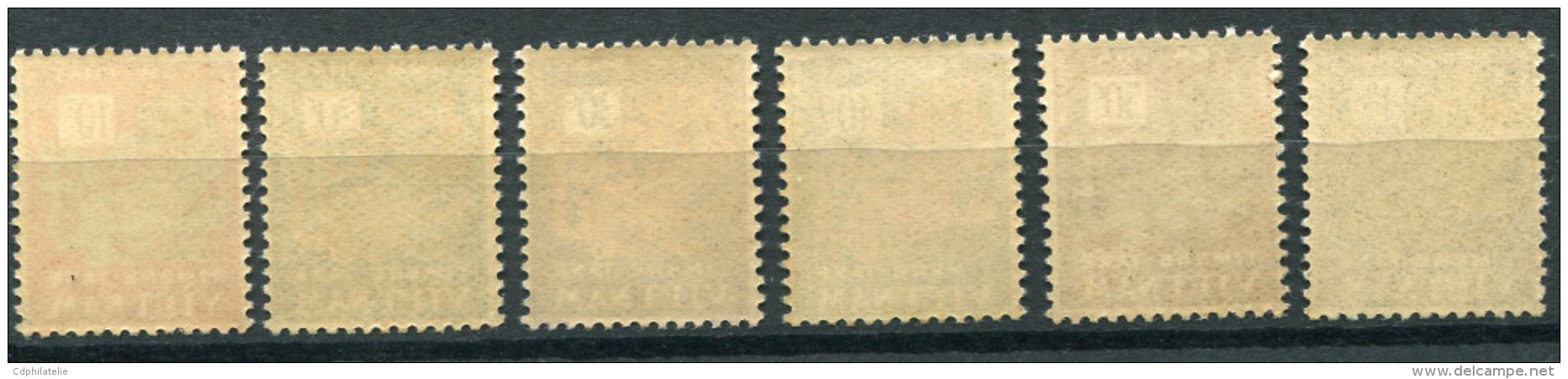 VIETNAM TIMBRES-TAXE N°1/6 DENTELES - Viêt-Nam