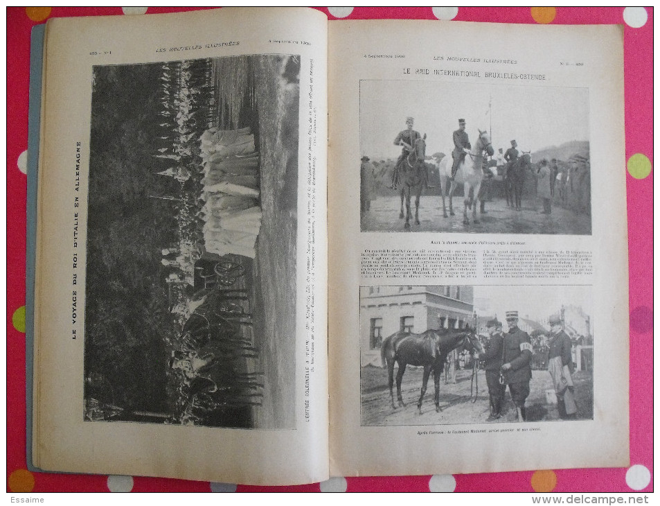 Les Nouvelles Illustrées N° 15 De 1902. Expulsion Soeurs Bretagne Montelimar Loubet Phares Shah Perse Vélo - Otros & Sin Clasificación