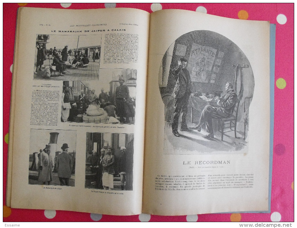 les nouvelles illustrées n° 15 de 1902. expulsion soeurs bretagne montelimar loubet phares shah perse vélo