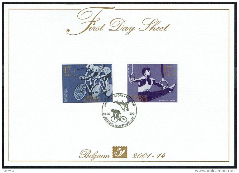 FDS 2001 - 14 - COB N° 3012/13 - SPORT: Championnats Du Monde De Gymnastique Artistique Et De Cyclisme. - 2001-2010